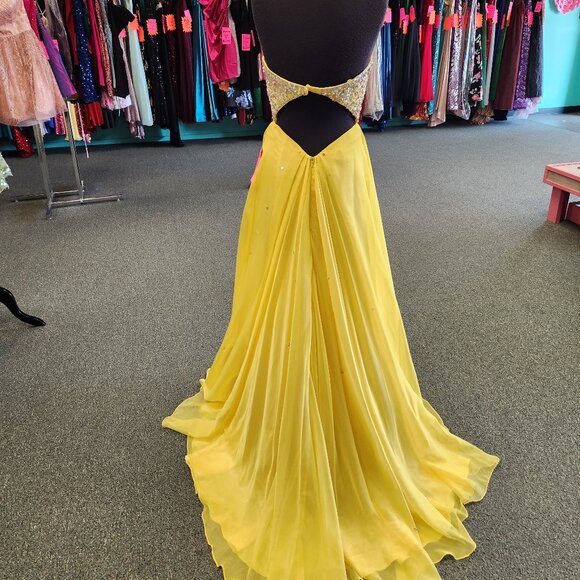 Mori Lee 95066 Yellow Size 6 Mori Lee 95066 Prom Dress/Formal Gown - Picture 6 of 8